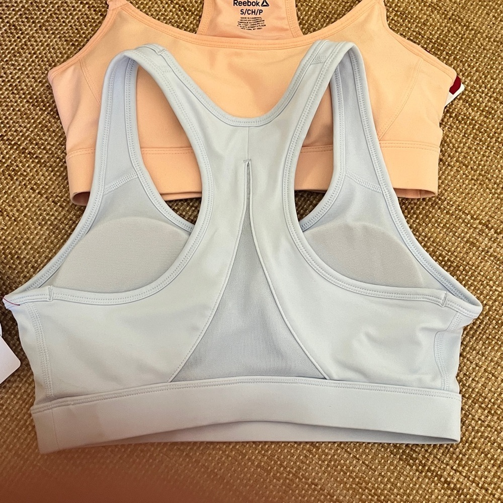 Bundle of 2 Reebok Sports Bras Size S NWT - Picture 2 of 7